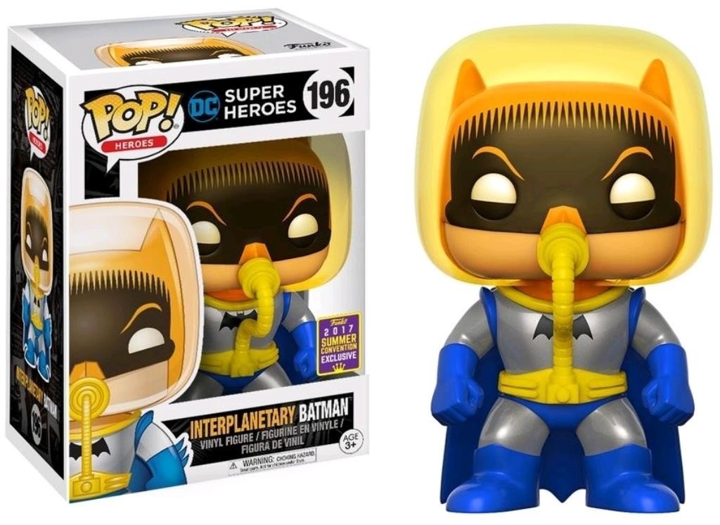 #196 Interplanetary Batman 2017 SUMMER CONVENTION DC Heroes Funko Pop