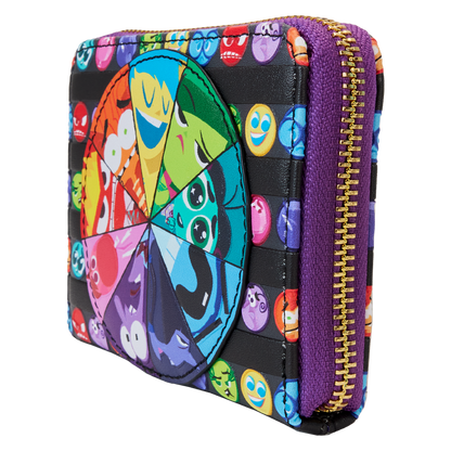 Inside Out Core Memories Zip Around Wallet Disney Loungefly Purse