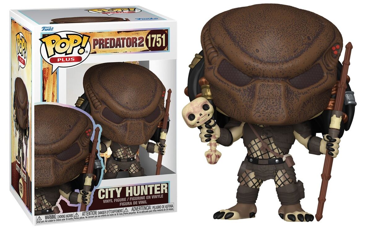#1751 City Hunter Predator 2 Movies PLUS Funko Pop