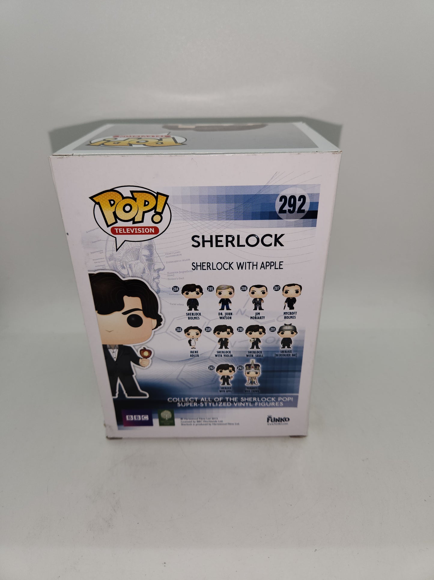 #292 Sherlock With Apple BAM EXCLUSIVE Sherlock Television Funko Pop
