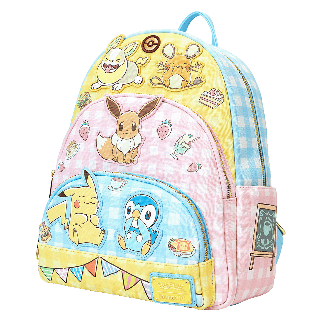Pokemon Cafe Triple Pocket Loungefly Backpack