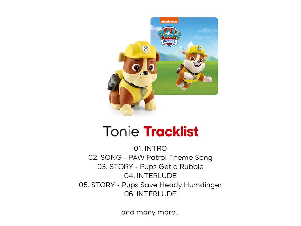 Paw Patrol: Rubble Tonies