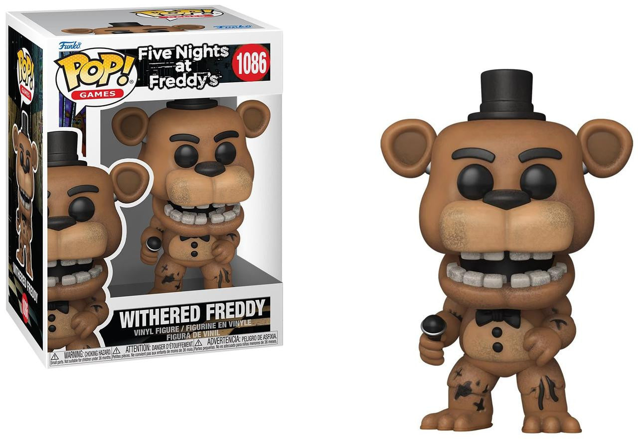 #1086 Withered Freddy Five Nights At Freddy's Games Funko Pop