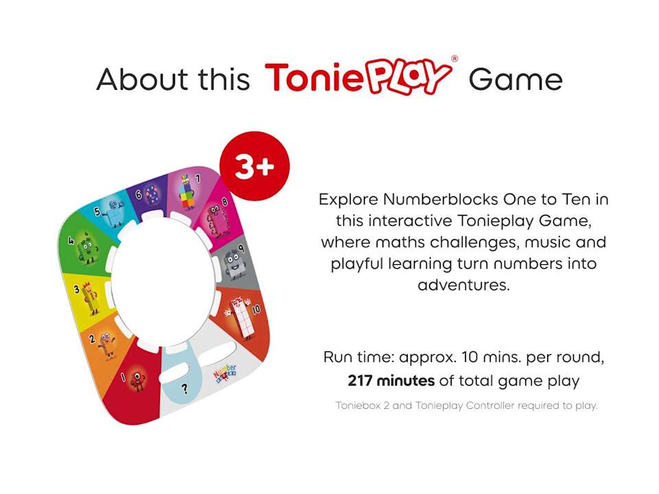 Numberblocks: Learning Adventures (Tonieplay Game Set) Tonies