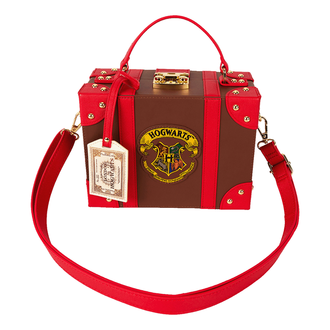 Loungefly Harry Potter Hogwarts Express Luggage Crossbody Bag
