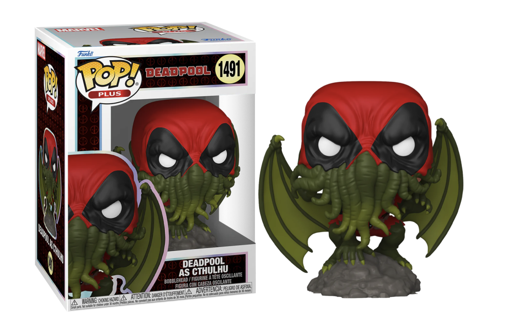 #1491 Deadpool As Cthulhu Marvel Funko Pop Plus