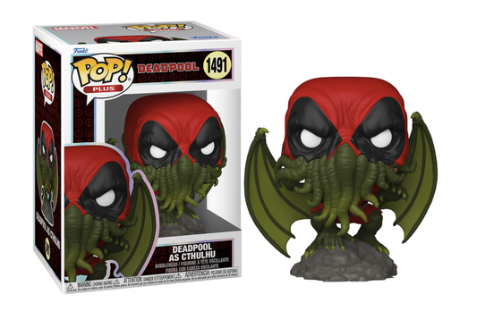 #1491 Deadpool As Cthulhu Marvel Funko Pop Plus