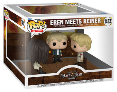 #1432 Eren Meets Reiner Attack On Titan Moment Funko Pop