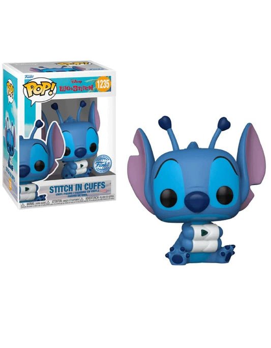 #1235 Stitch In Cuffs SPECIAL EDITION Lilo & Stitch Disney Funko Pop