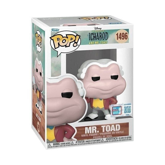 #1496 Mr. Toad 2024 FALL EXCLUSIVE The Adventures Of Ichabod And Mr.Toad Disney Funko Pop