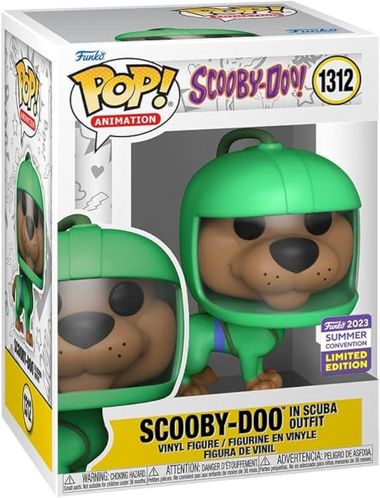 #1312 Scooby-Doo in Scuba Outfit 2023 SUMMER CONVENTION Animation Funko Pop