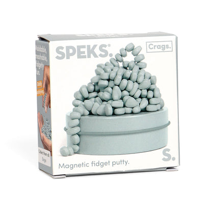 Crags Neutral Sage Magnetic Fidget Putty Magnets for Adults
