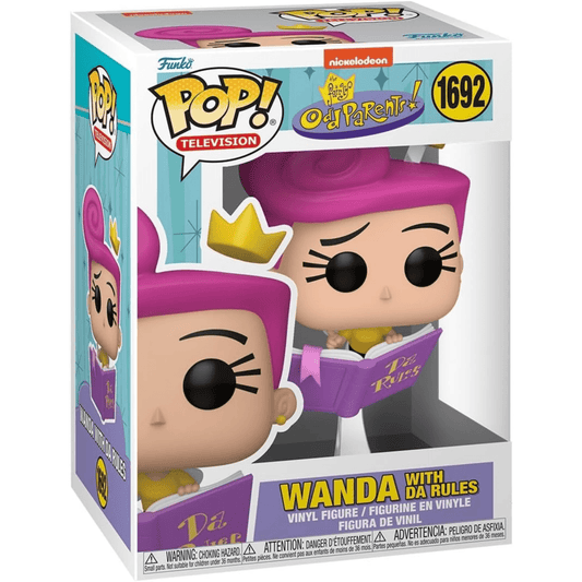 #1692 Wanda With Da Rules Nickelodeon Fairly Odd Parents Animation Funko Pop