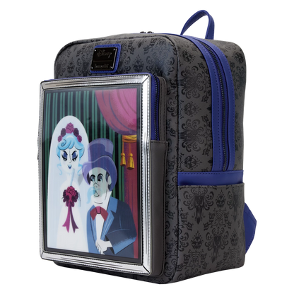 Black Widow Bride Lenticular Mini Backpack Haunted Mansion Loungefly