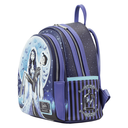 Corpse Bride Moon Emily and Victor Tim Burton Loungefly Mini Backpack