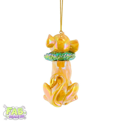 Simba with Wreath Hanging Ornament - Disney by D56 Lion King