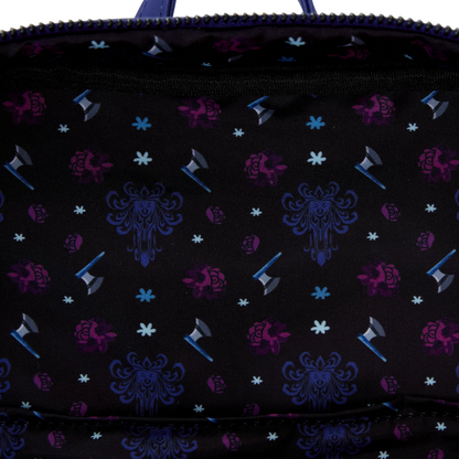 Black Widow Bride Lenticular Mini Backpack Haunted Mansion Loungefly