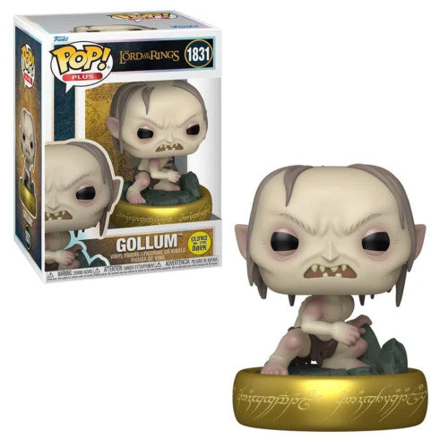 #1831 Gollum GLOW The Lord Of The Rings Movies Funko Pop Plus
