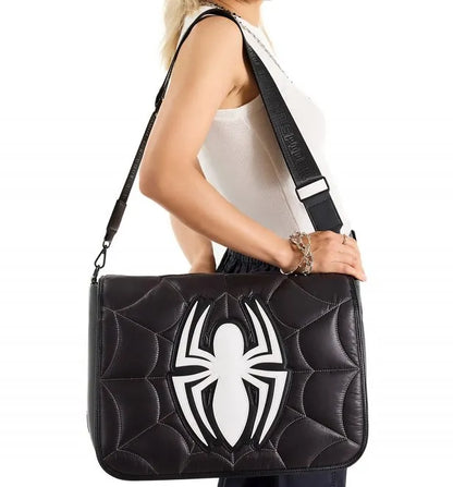 Spider-Man Black Suit Crossbody Messenger Bag Marvel Loungefly
