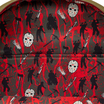 Camp Crystal Lake Friday The 13th Loungefly Full-Size Loungefly Backpack