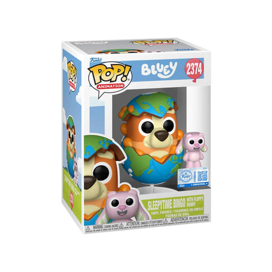 #2374 Sleeytime Bingo With Floppy Bunny Bluey Animation Funko Pop