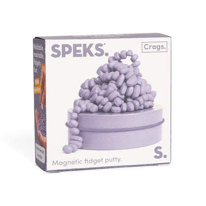 Crags Neutral Lavender Magnetic Fidget Putty Magnets for Adults