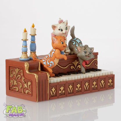 Paws at Play (Aristocats Kittens on Piano Figurine) - Disney Traditions Ornament by Jim Shore