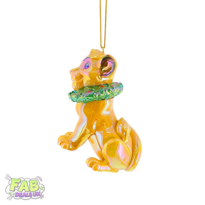 Simba with Wreath Hanging Ornament - Disney by D56 Lion King