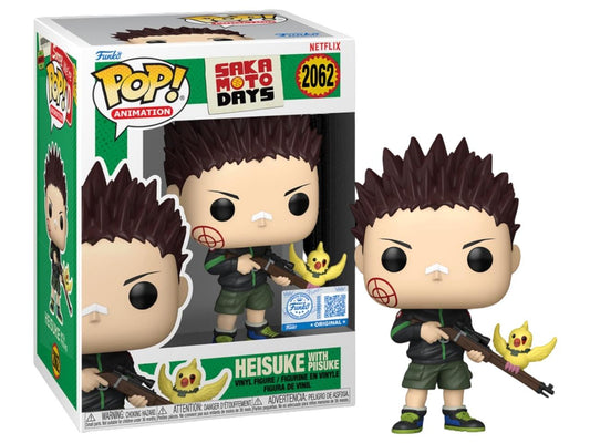 #2062 Heisuke with Piisuke Saka Moto Days Animation Funko Pop