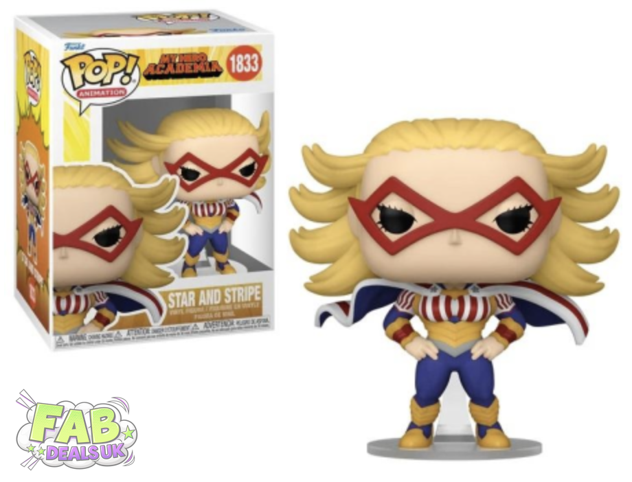 #1833 Star And Stripe My Hero Academia Animation Funko Pop