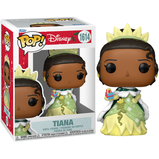 #1614 Tiana Christmas Holidays Princess and the Frog Disney Princess Funko Pop