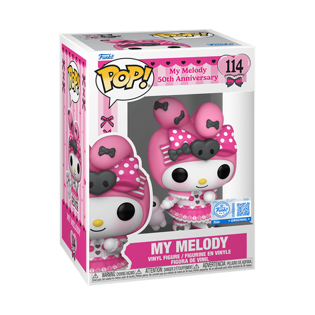 #114 My Melody 50th Anniversary Hello Kitty And Friends Funko Pop