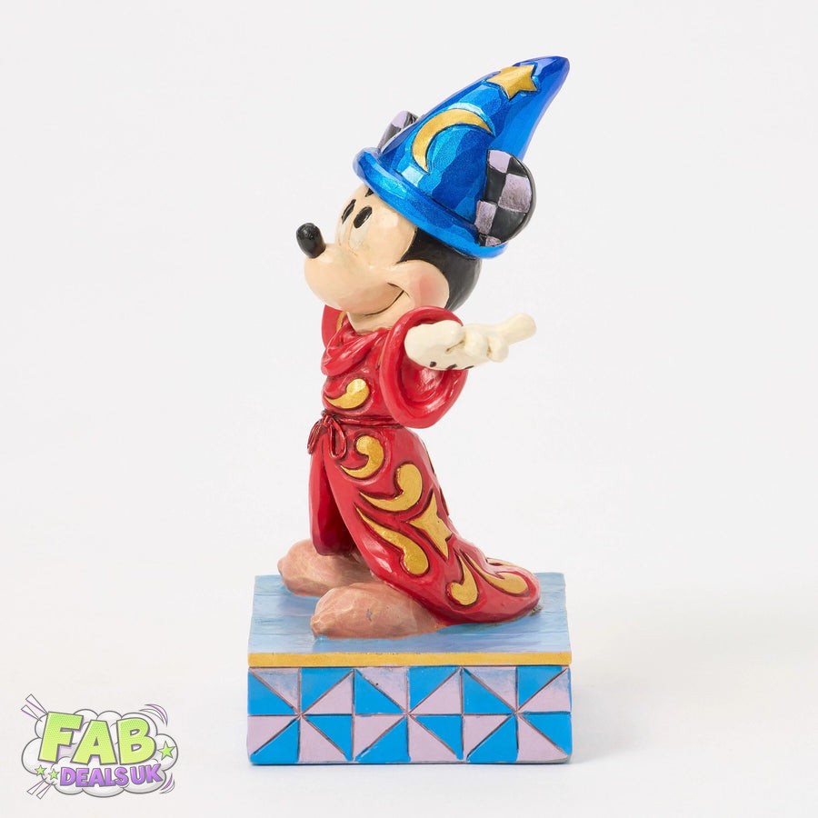 Magical Moment - Sorcerer Mickey Personality Pose Figurine - Disney Traditions Ornament by Jim Shore