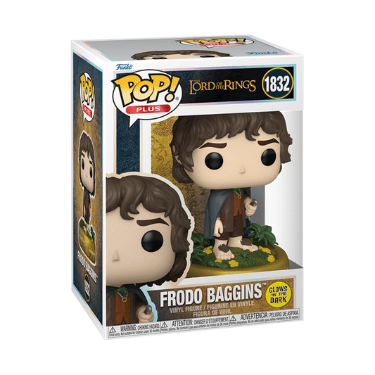 #1832 Frodo Baggins GLOW The Lord Of The Rings Movies Funko Pop Plus