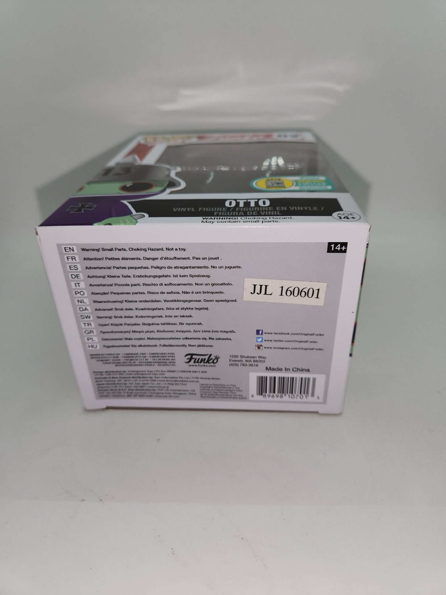 #02 Otto 2016 COMIC CON EXCLUSIVE Funko Pop