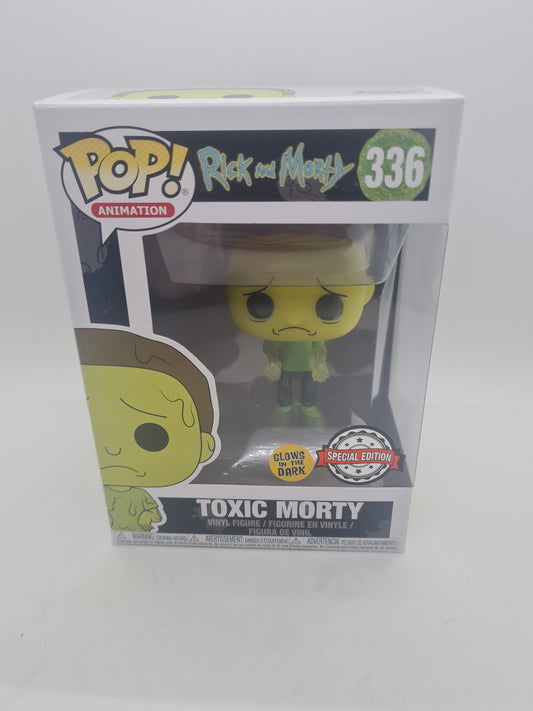 #336 Toxic Morty GLOW Rick And Morty Animation Funko Pop