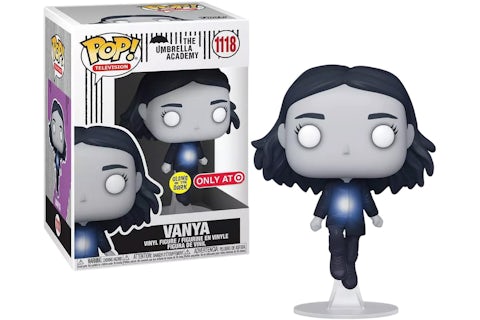 #1118 Vanya GLOW TARGET EXCLUSIVE The Umbrella Academy Television Funko Pop
