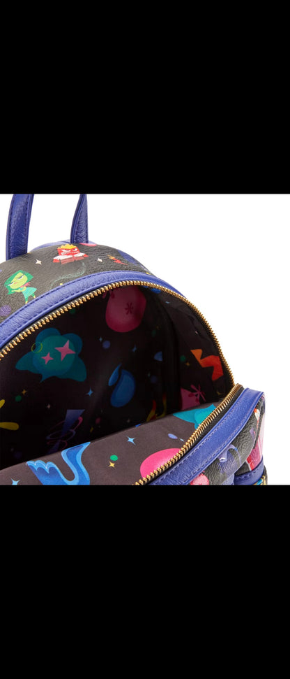 Inside Out 2 All Over Print AOP Disney Parks Loungefly Mini Backpack