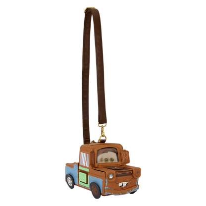 Tow Mater Cars 20th Anniversary Figural Disney Pixar Loungefly Crossbody Bag
