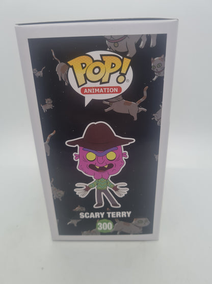 #300 Scary Terry GAMESTOP BLACKLIGHT Rick and Morty Animation Funko Pop