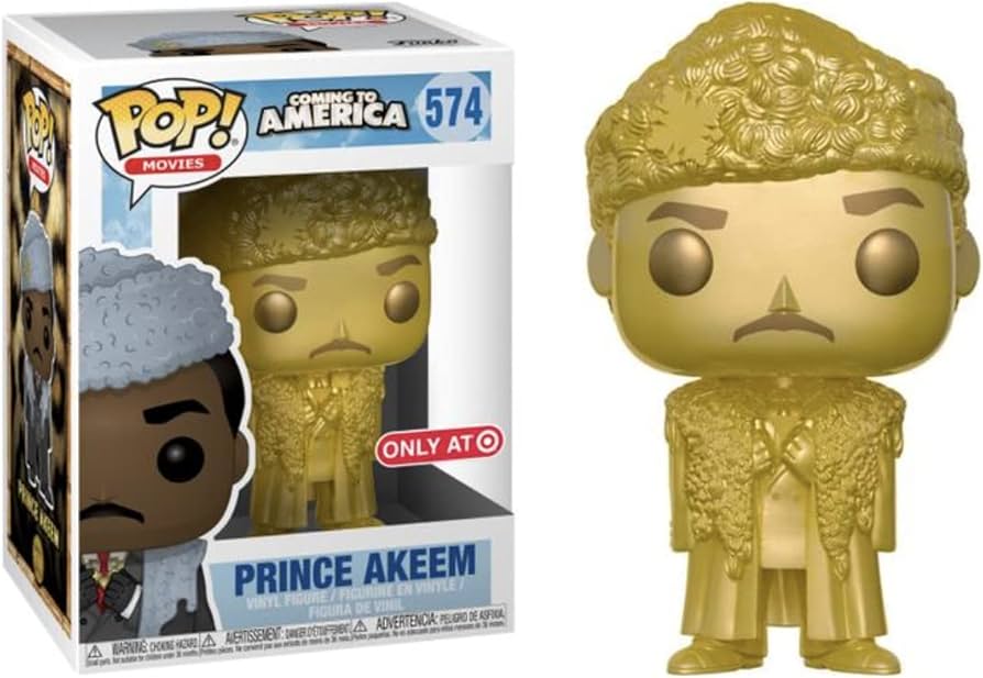 #574 Prince Akeem Gold TARGET Coming to America Movies Funko Pop