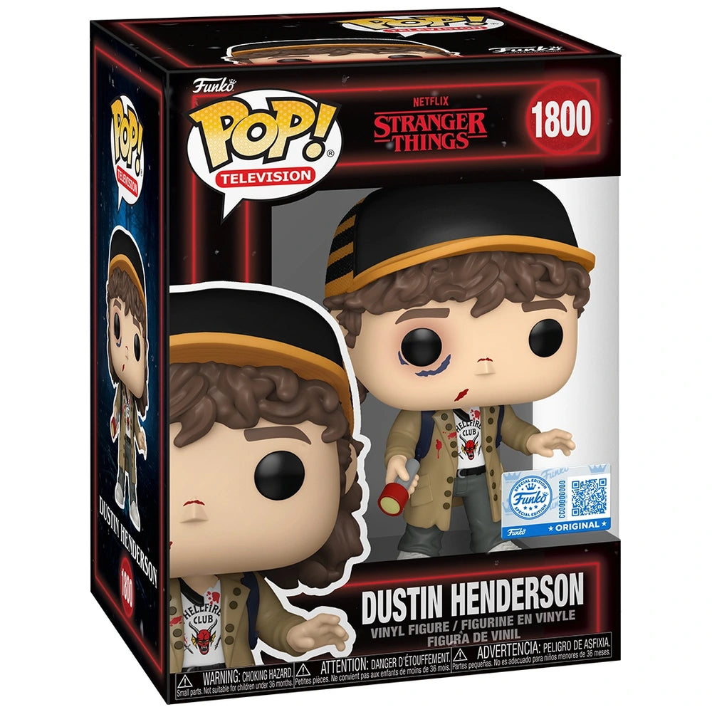 #1800 Dustin Henderson Stranger Things Television Funko Pop