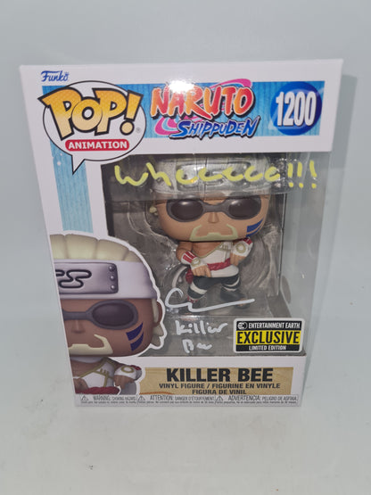 #1200 Killer Bee ENTERTAINMENT EARTH SIGNED By Catero Colbert with Quote and COA Animation Funko Pop