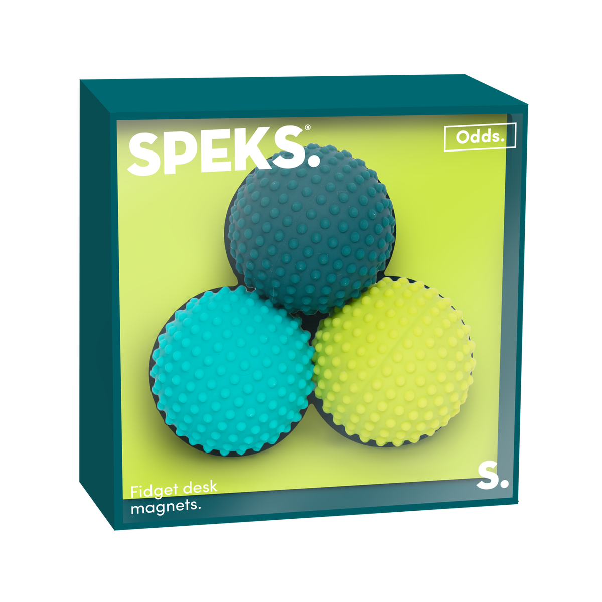 Speks Odds - Green Dots 3-Pack Fidget Magnets