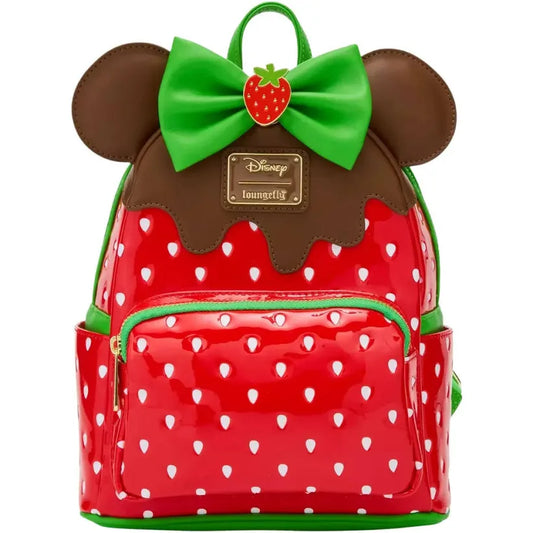 Minnie Mouse SCENTED Chocolate Strawberry Disney Loungefly Mini Backpack