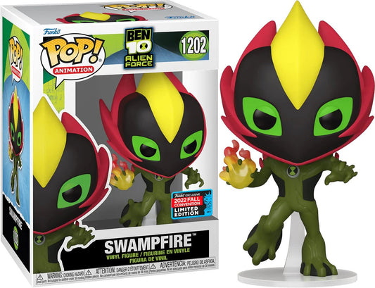#1202 Swampfire 2022 FALL CONVENTION Ben 10 Alien Force Animation Funko Pop