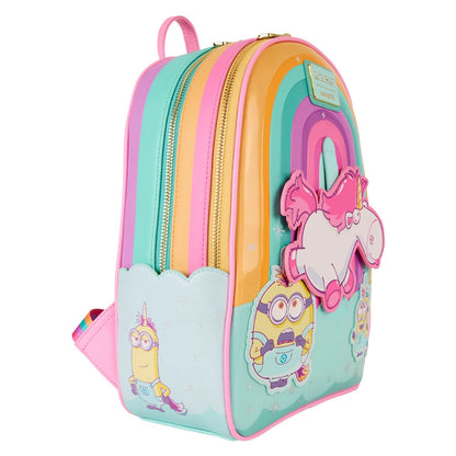 Fluffy Unicorn Minions Loungefly Mini Backpack with Moving Parts Despicable Me