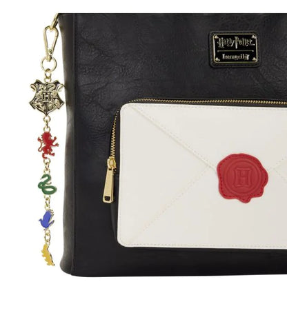 Harry Potter Hogwarts Letter Loungefly Convertible Tote Bag / Backpack