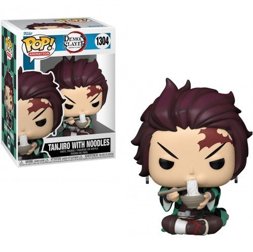 #1304 Tanjiro With Noodles Demon Slayer Animation Funko Pop