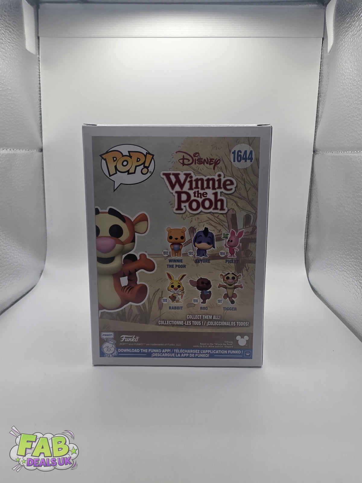 #1644 Tigger With Balloon SIGNED Jim Cummings Disney Winnie the Pooh Funko Pop